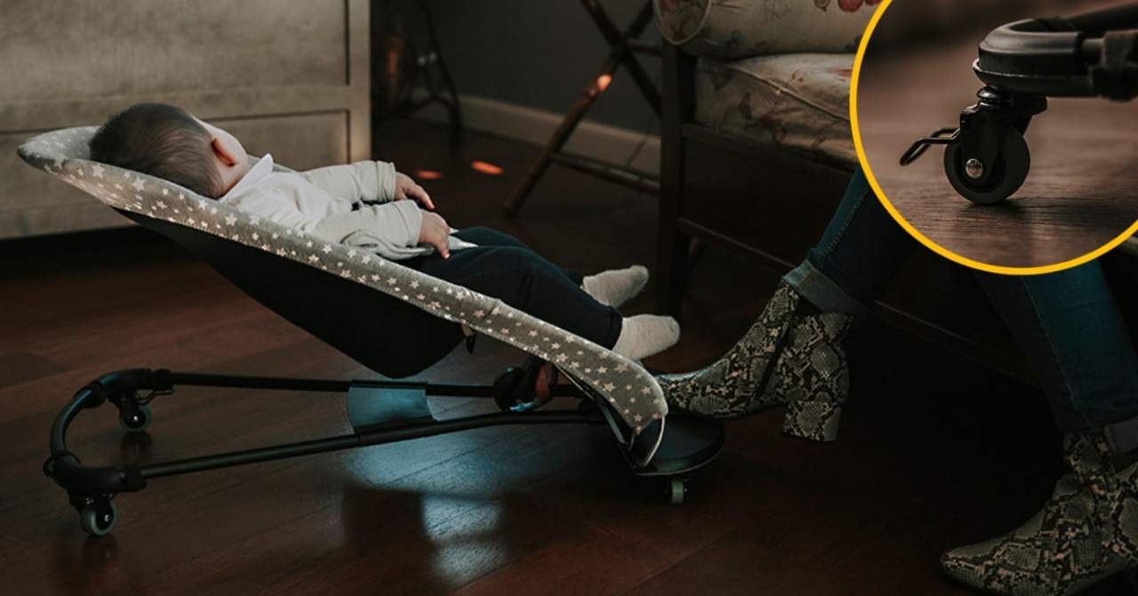 La hamaca con ruedas estrella de la empresa española Ride&GoBaby