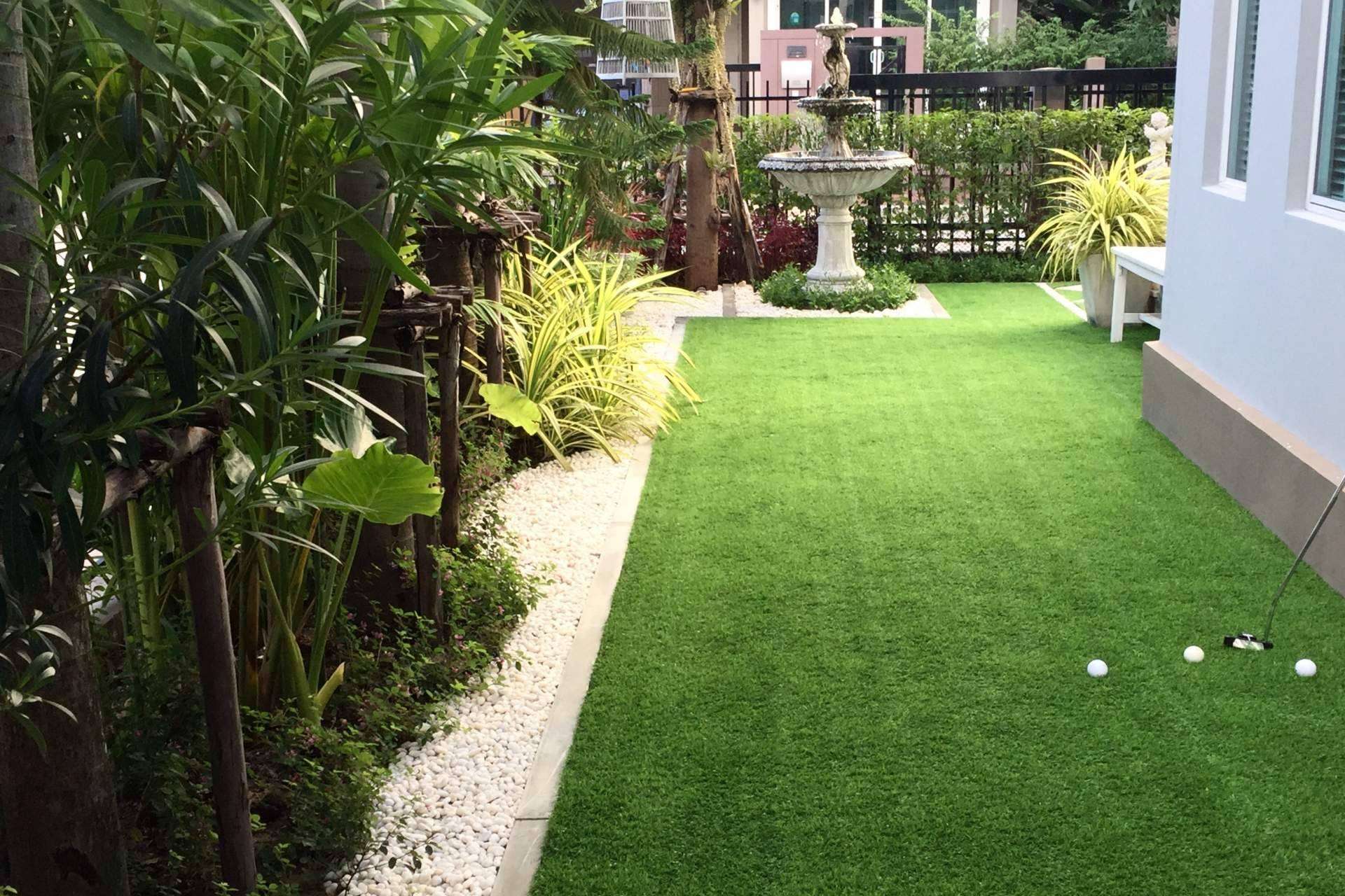 ¿Cuáles son las ventajas de tener césped artificial en el jardín?
