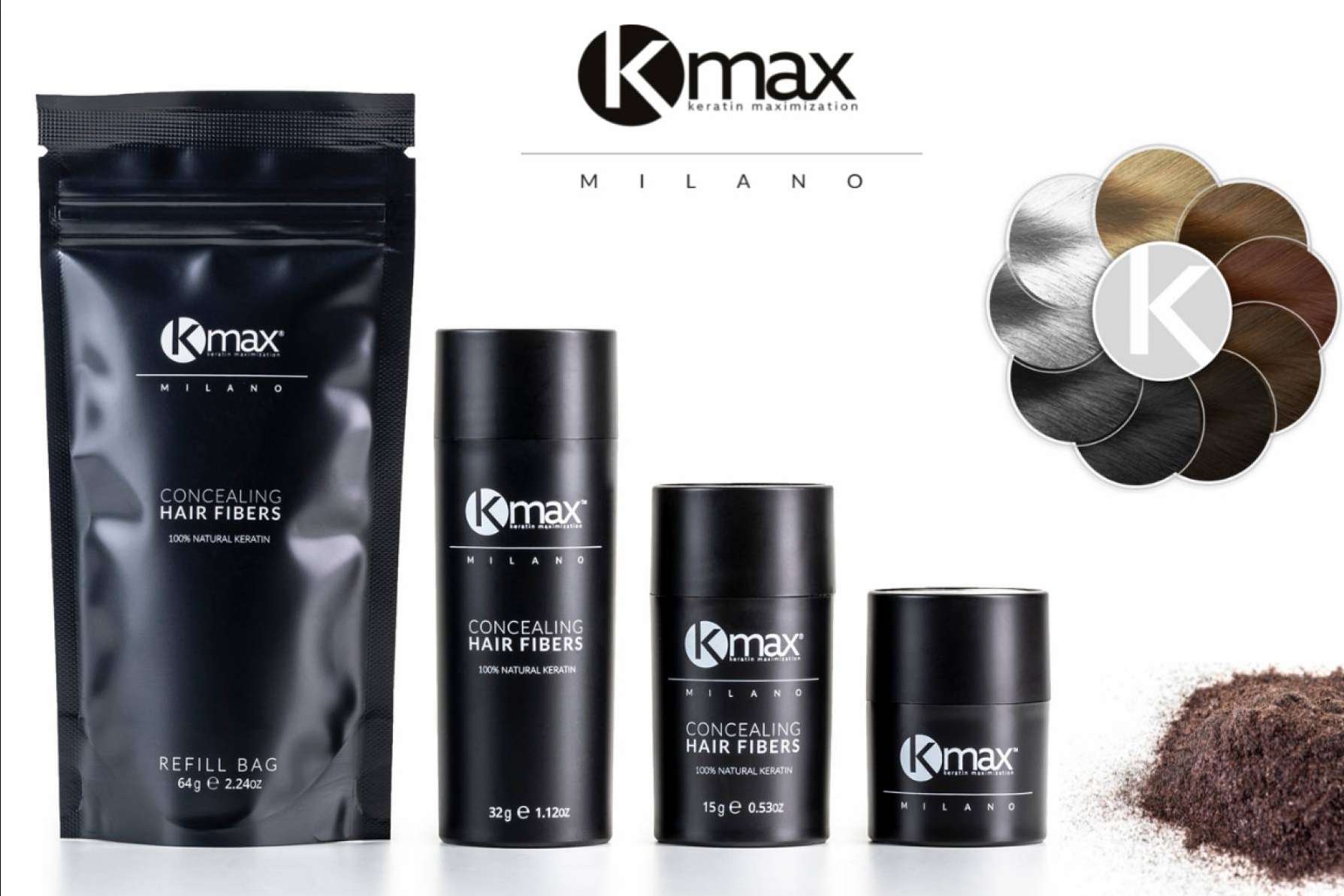 Las fibras capilares de K-Max mejoran los looks