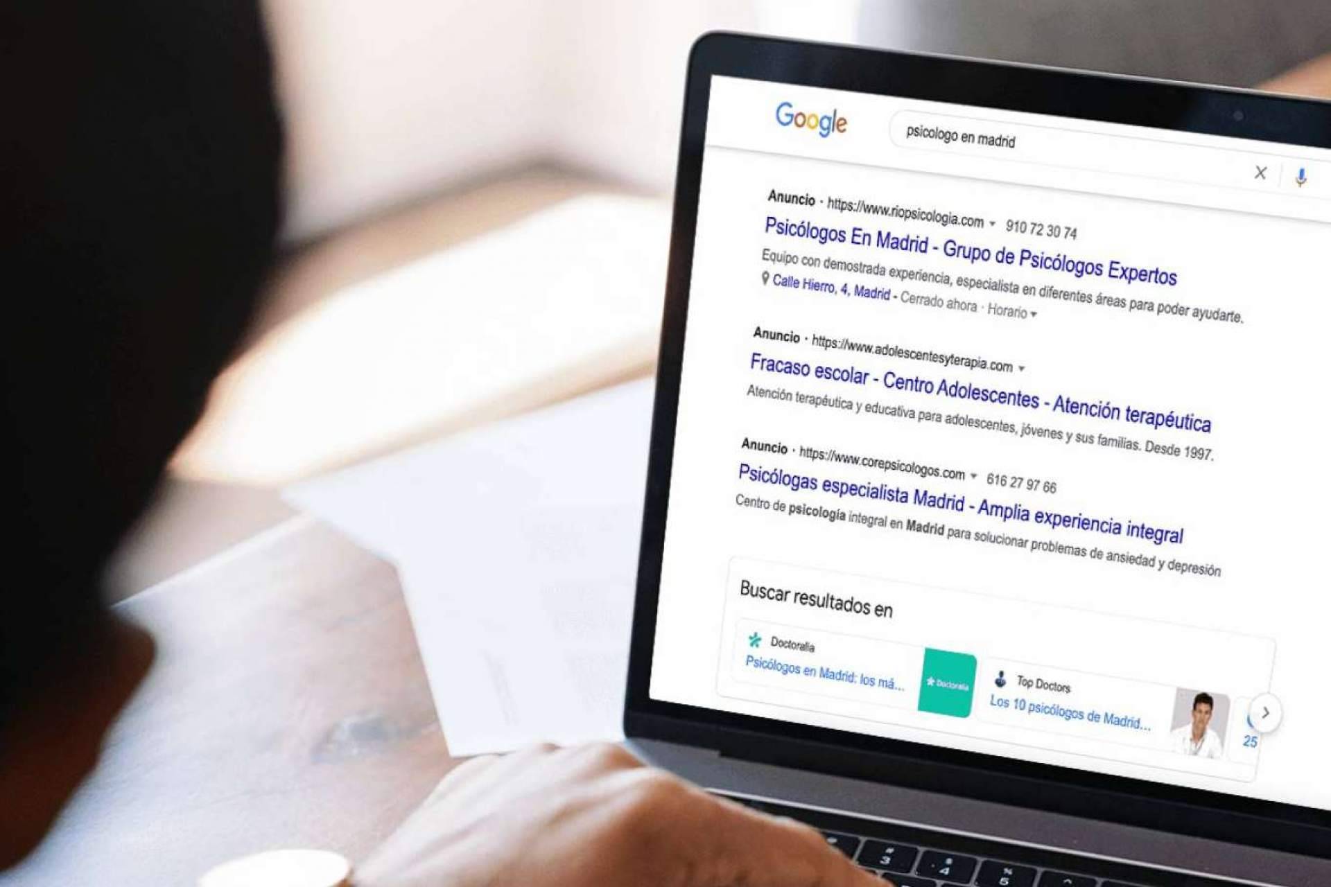 ¿Cómo realizar publicidad para psicólogos en Google Ads? El servicio de Marketing para Psicólogos