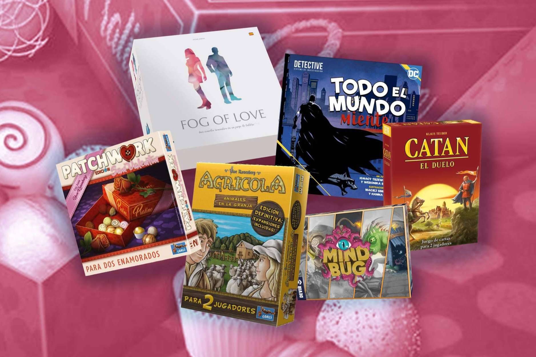 Regalos para San Valentín, juegos de mesa para dos originales y divertidos